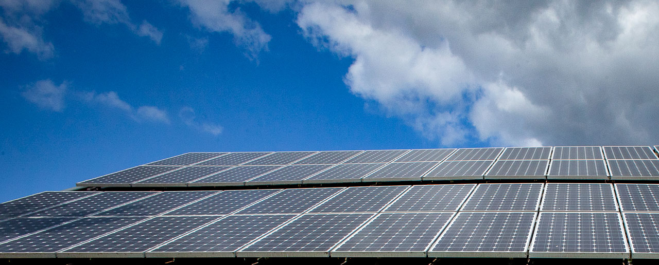 Bannerbild Solaranlage auf Dach